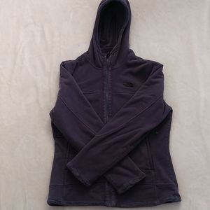 Gray fleece The North Face women's jacket